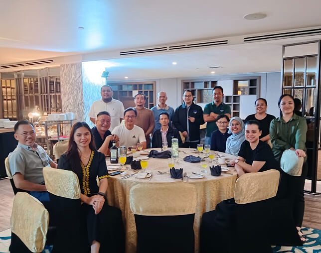 Group of people on the table