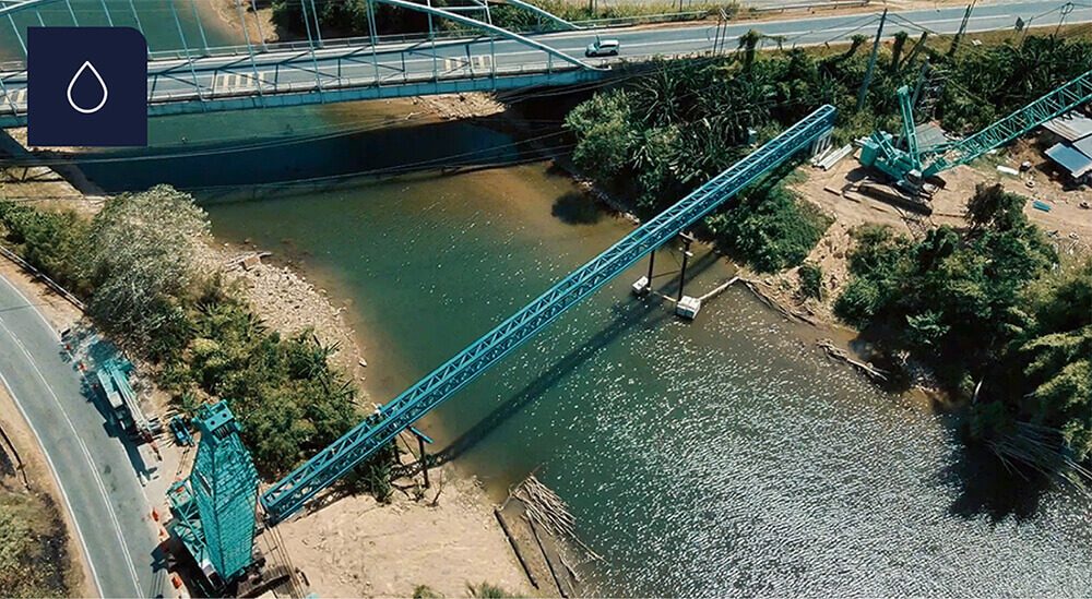 Bridge aerial shot